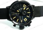 U Boat U1001 Limited Edition Replica Watch Black Case Yellow Marker